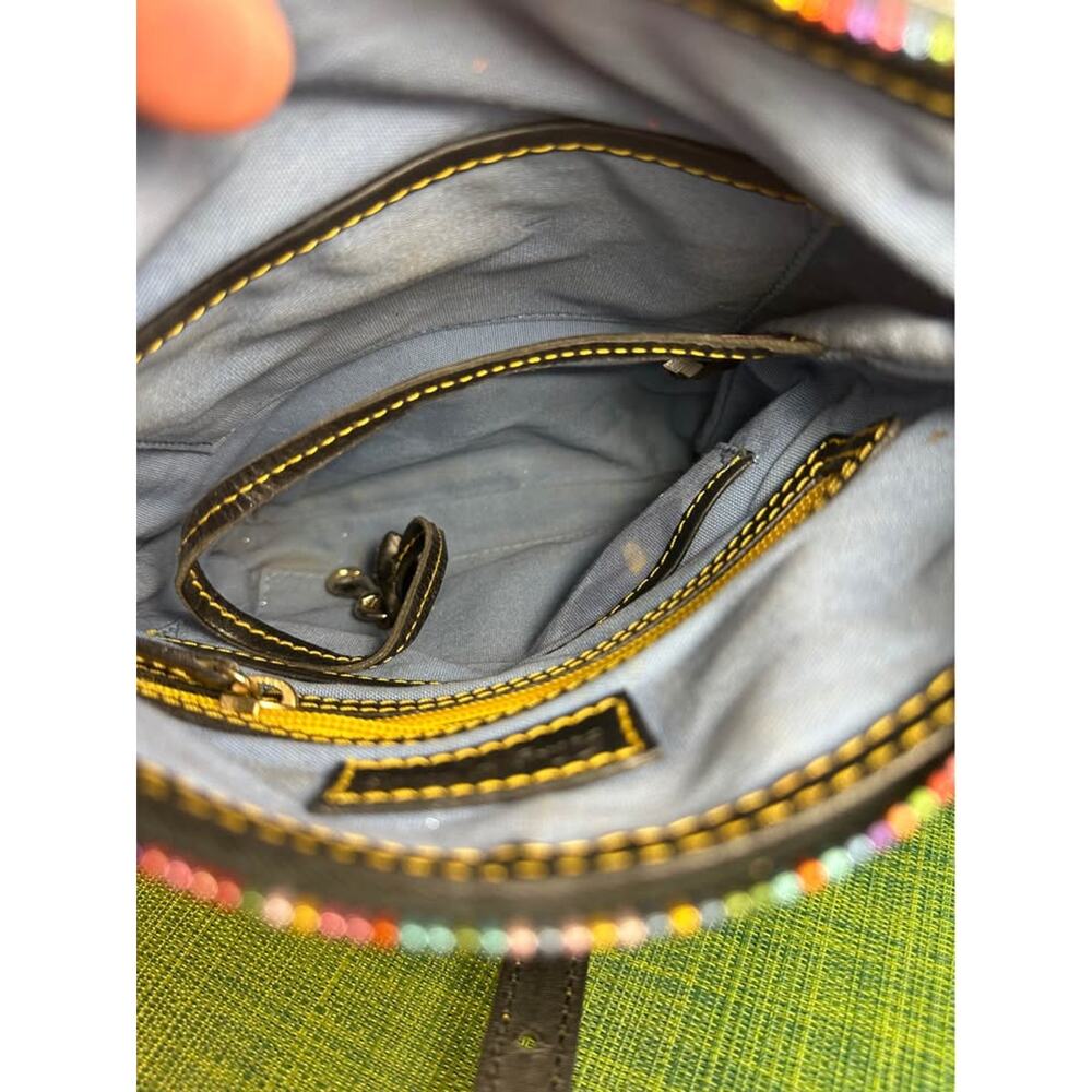 Dooney & Bourke DB75 Multicolor Monogram Crossbody Bag - Picture 8 of 10
